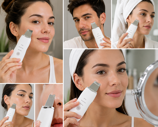Limpiador Facial Ultrasónico – Elimina Puntos Negros y Poros Obstruidos